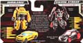 Bumblebee vs. Shadow Striker hires scan of Techspecs